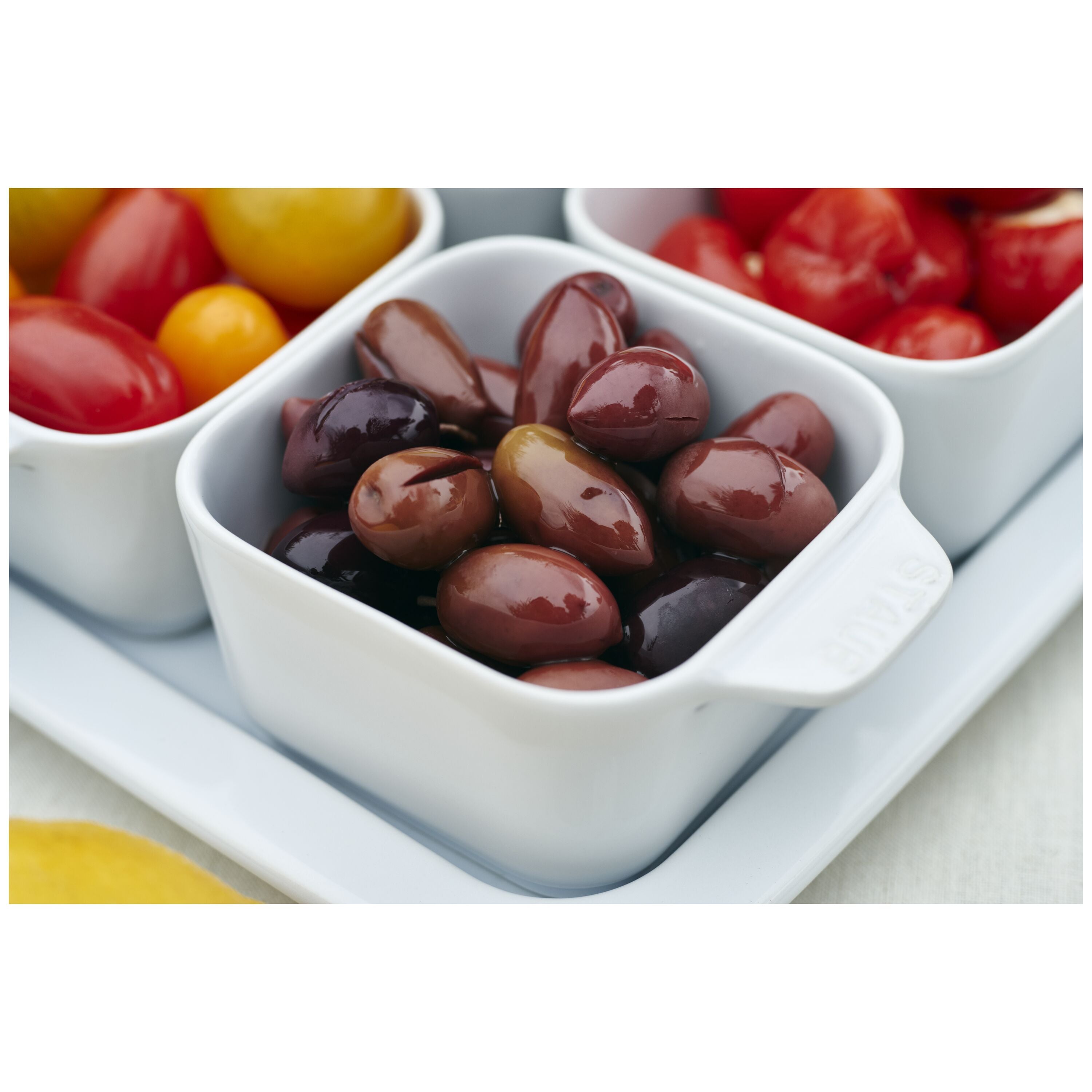 STAUB Ceramique 5 Piece Ceramic Appetiser Set, Pure-White