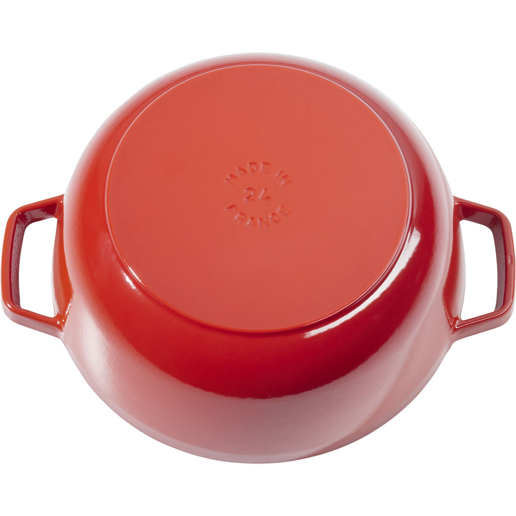 STAUB La Cocotte 3.6 L Cast Iron Round French Oven, Bordeaux