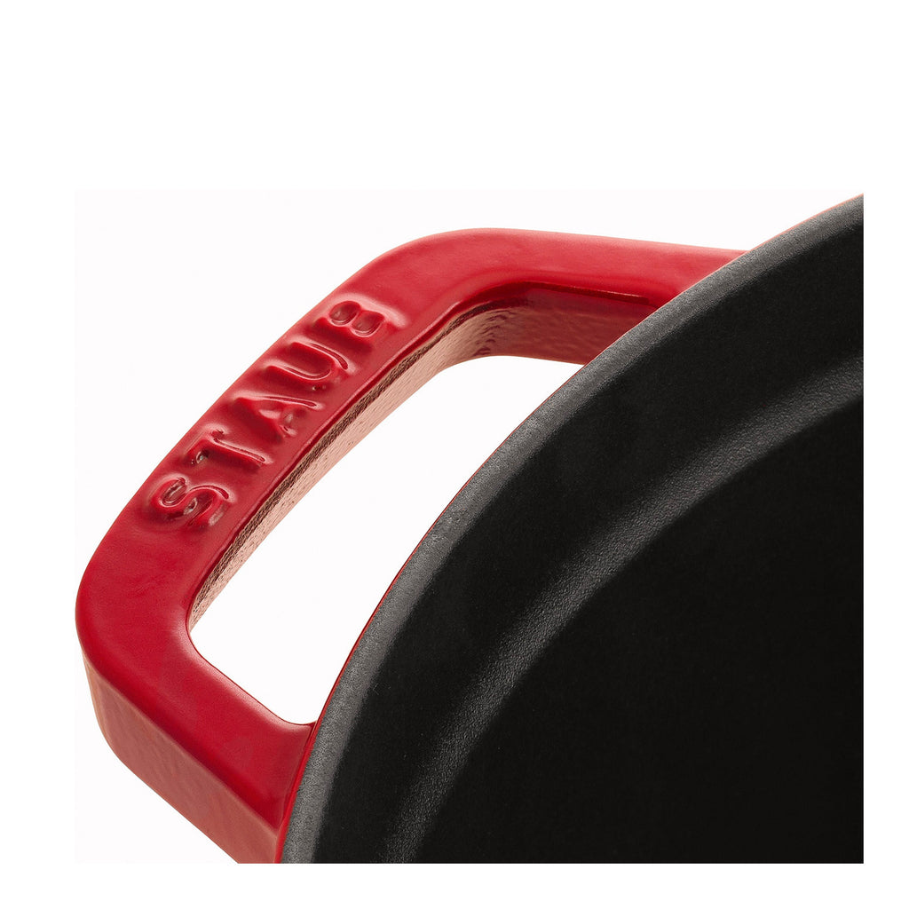 STAUB La Cocotte 6.75 L Cast Iron Round Cocotte, Cherry