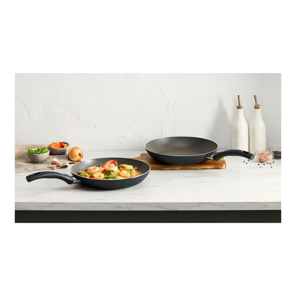 ZWILLING Bologna Granitium 2 Piece Aluminum Fry Pan Set