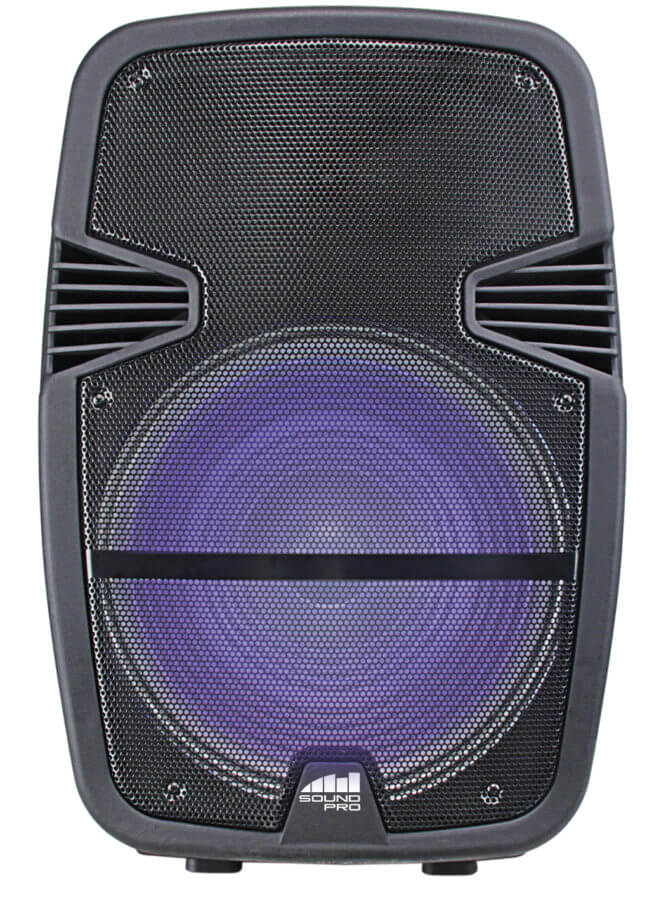 Naxa Portable 15 inch Bluetooth Party Speaker with Disco Light