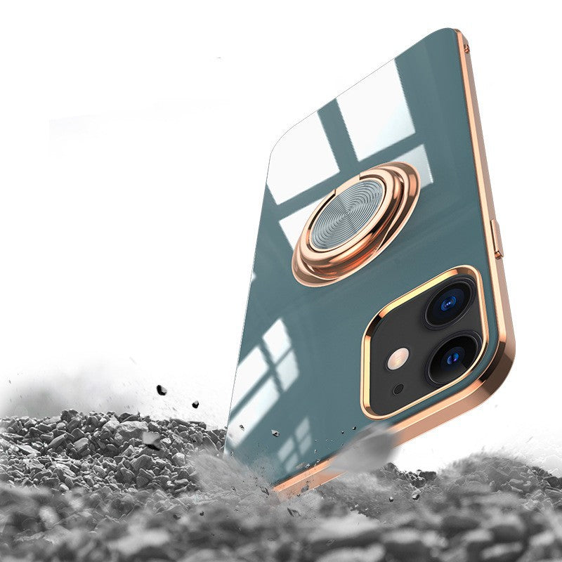 Ringora Electroplating Phone Case with Magnetic suction