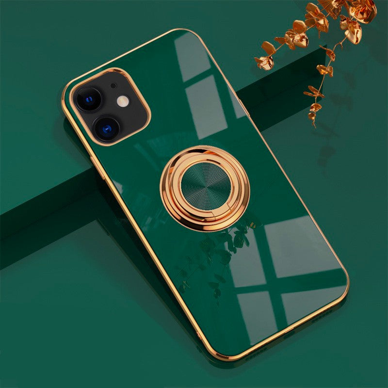 Ringora Electroplating Phone Case with Magnetic suction