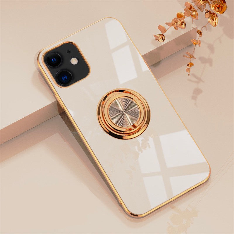 Ringora Electroplating Phone Case with Magnetic suction