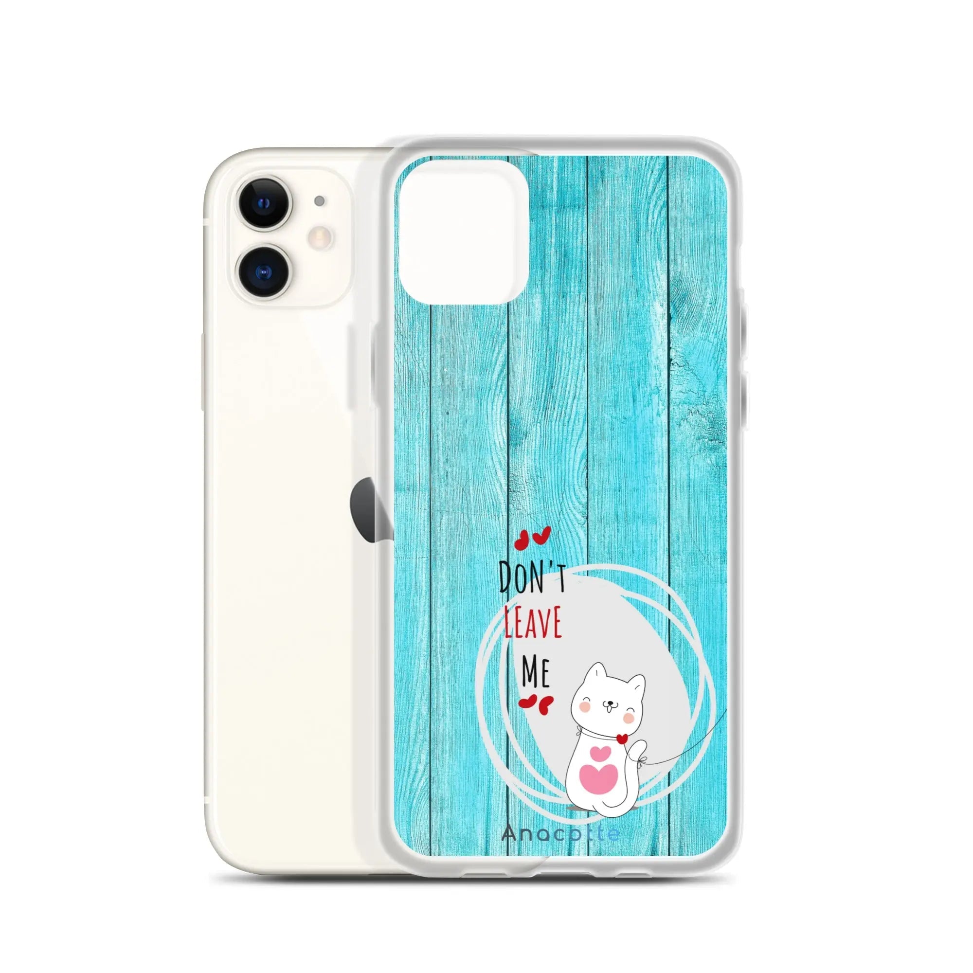Anacotte Don't Leave Me Cute Dog Phone Case